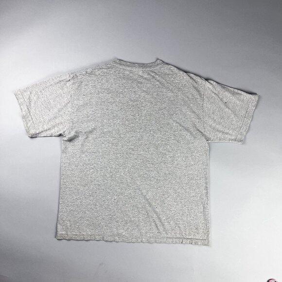 Vintage Graphic T-Shirt | 90's Levi's Grey Distressed T-Shirt with Number 53 - Picture 6 of 9